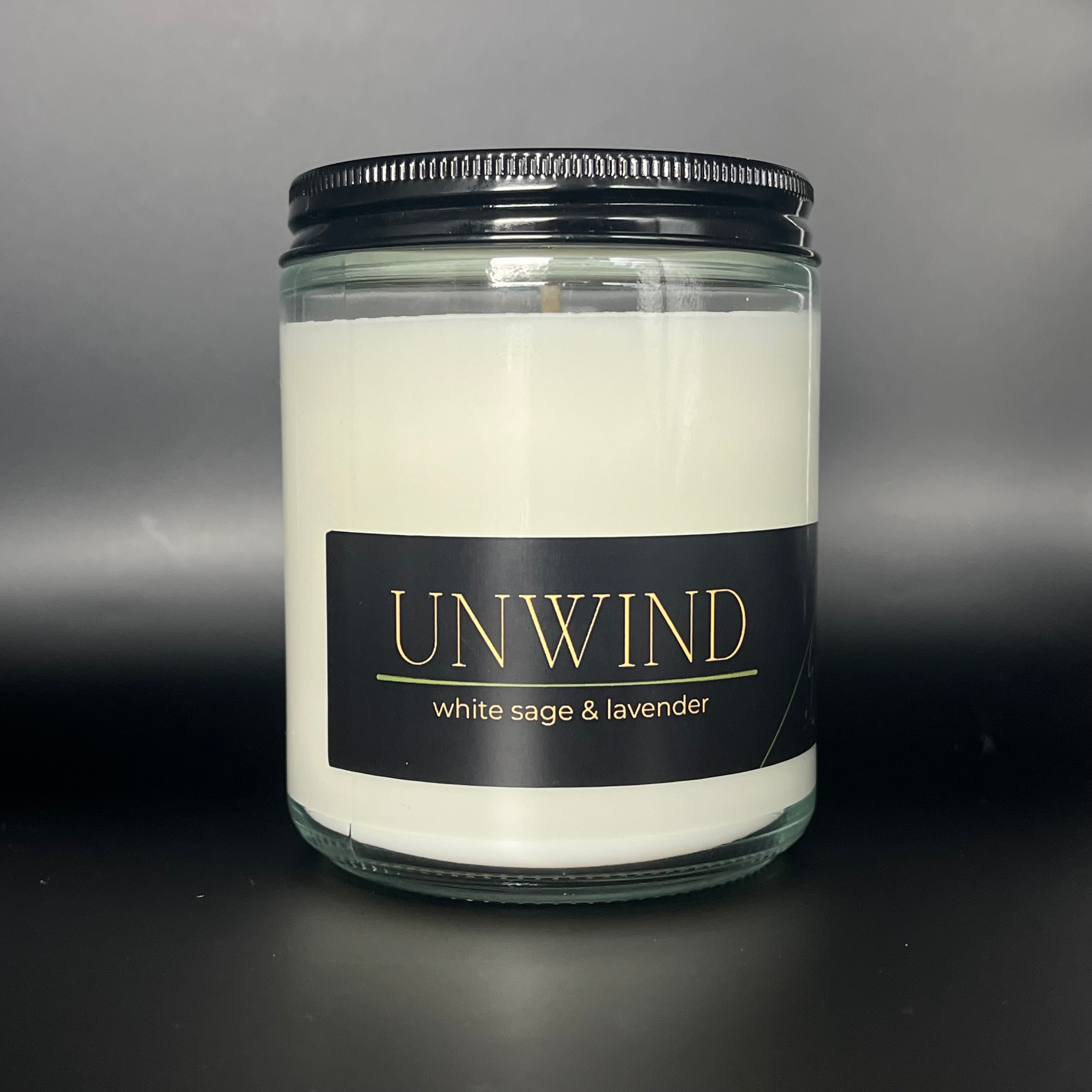 Unwind Candle - White Sage & Lavender